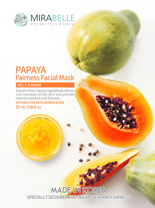 Face-mask for dry skin: Mirabelle Papaya Facial Mask